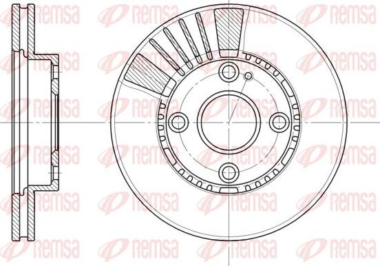 Kawe 6834 10 - Тормозной диск autospares.lv