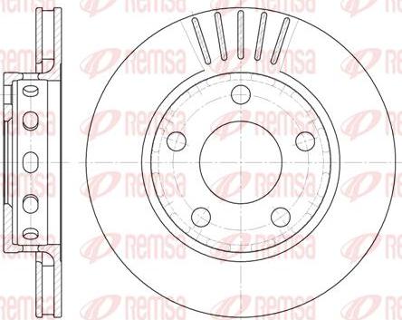 Kawe 6835 10 - Тормозной диск autospares.lv