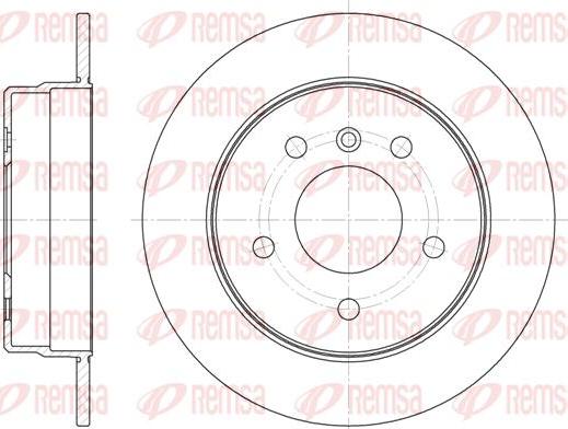 Kawe 6831 00 - Тормозной диск autospares.lv