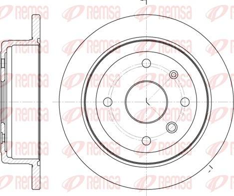 Kawe 6877 00 - Тормозной диск autospares.lv