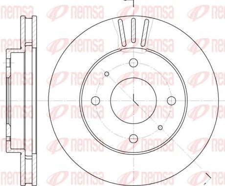 Kawe 6394 11 - Тормозной диск autospares.lv