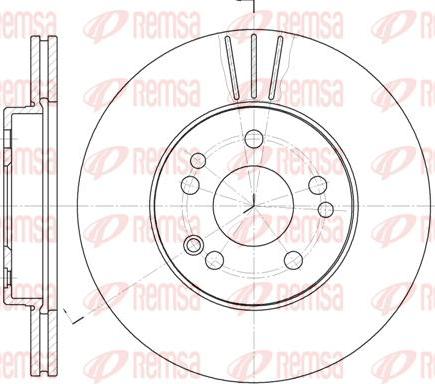 Kawe 6314 10 - Тормозной диск autospares.lv