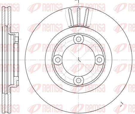 Kawe 6385 10 - Тормозной диск autospares.lv