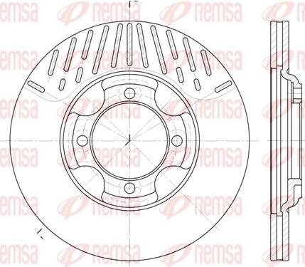 Protechnic PRD2224 - Тормозной диск autospares.lv