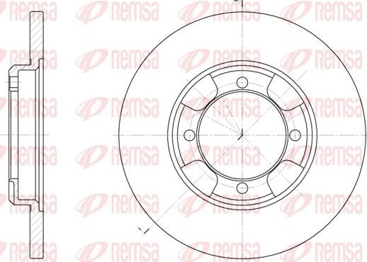 Kawe 6388 00 - Тормозной диск autospares.lv