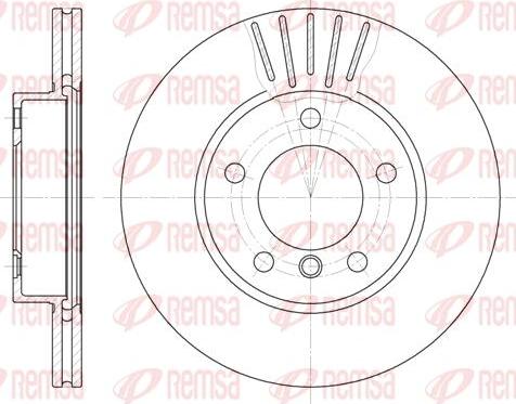 Kawe 6324 10 - Тормозной диск autospares.lv