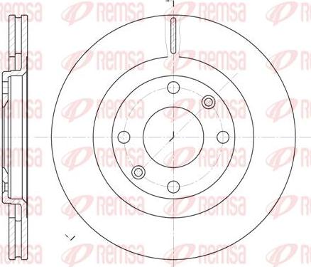 Kawe 6240 10 - Тормозной диск autospares.lv