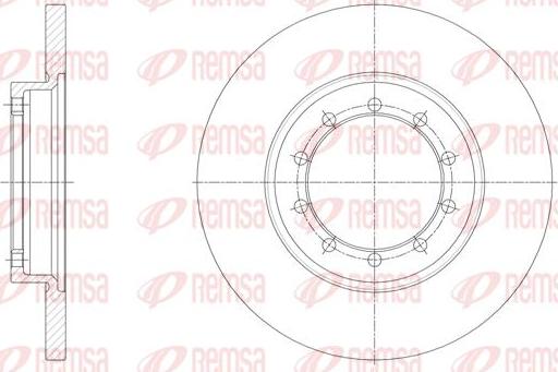 Kawe 62094 00 - Тормозной диск autospares.lv