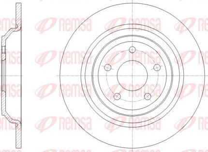 Kawe 62095 00 - Тормозной диск autospares.lv