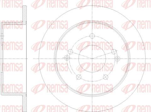 Kawe 62097 00 - Тормозной диск autospares.lv