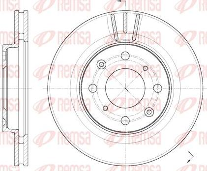 Kawe 62086 10 - Тормозной диск autospares.lv