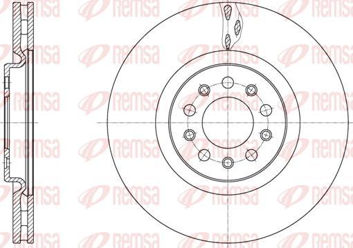 Kawe 62035 10 - Тормозной диск autospares.lv