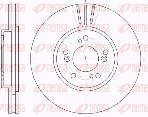 Kawe 62031 10 - Тормозной диск autospares.lv