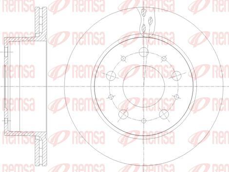 Kawe 62109 10 - Тормозной диск autospares.lv