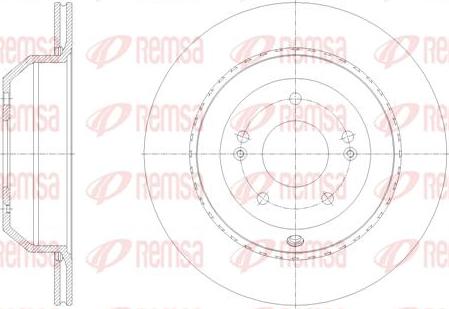 Kawe 62123 10 - Тормозной диск autospares.lv