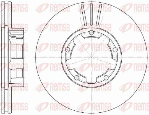 Valeo 185125 - Тормозной диск autospares.lv