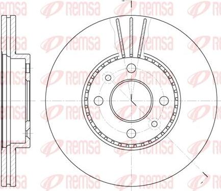 Kawe 6227 10 - Тормозной диск autospares.lv