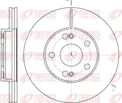 Kawe 6227 11 - Тормозной диск autospares.lv