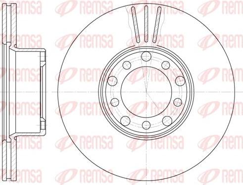 Kawe 6274 10 - Тормозной диск autospares.lv