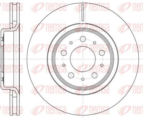 Kawe 6795 10 - Тормозной диск autospares.lv