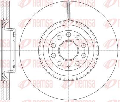 Kawe 6791 10 - Тормозной диск autospares.lv