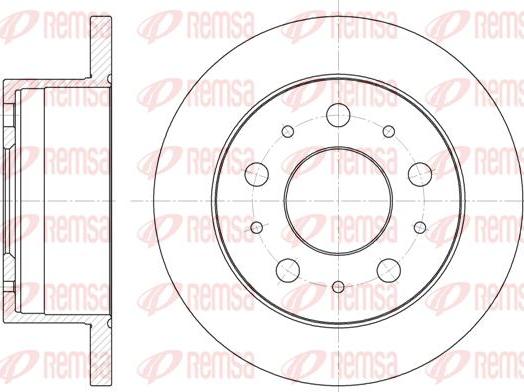 Kawe 6741 00 - Тормозной диск autospares.lv