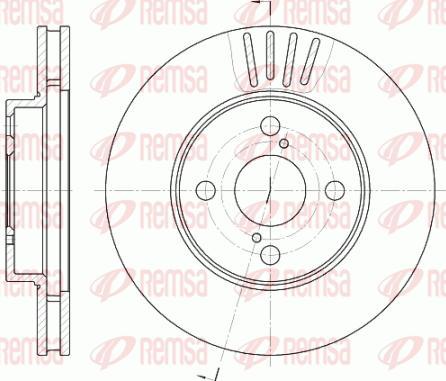 Kawe 6742 10 - Тормозной диск autospares.lv