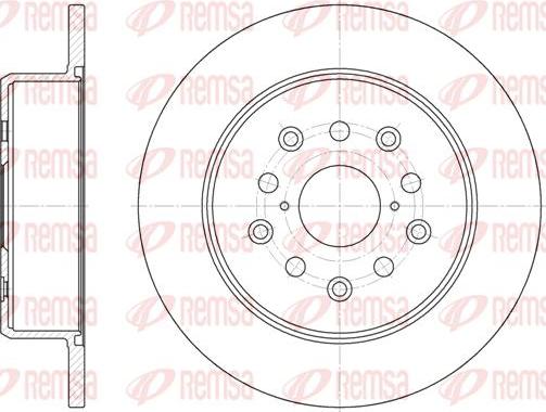 Kawe 6752 00 - Тормозной диск autospares.lv