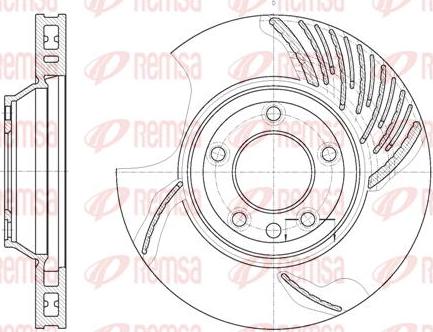 Kawe 6769 10 - Тормозной диск autospares.lv