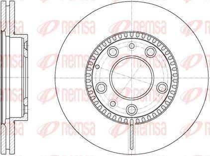 Kawe 6767 10 - Тормозной диск autospares.lv