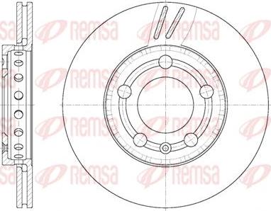 Kawe 6709 10 - Тормозной диск autospares.lv