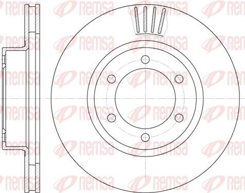 Kawe 6706 10 - Тормозной диск autospares.lv