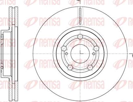 Kawe 6701 10 - Тормозной диск autospares.lv