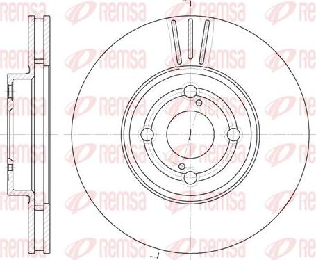 Kawe 6703 10 - Тормозной диск autospares.lv