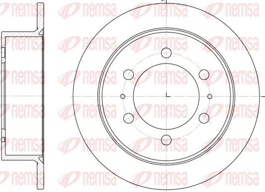 Kawe 6784 00 - Тормозной диск autospares.lv