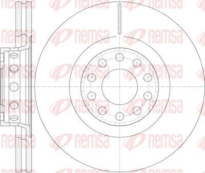 Kawe 6781 10 - Тормозной диск autospares.lv