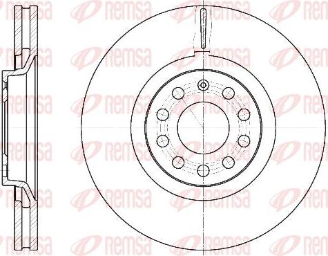 Kawe 6730 10 - Тормозной диск autospares.lv