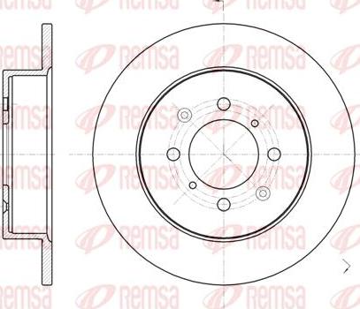 Kawe 6732 00 - Тормозной диск autospares.lv