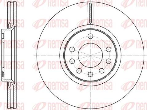 Kawe 6729 10 - Тормозной диск autospares.lv