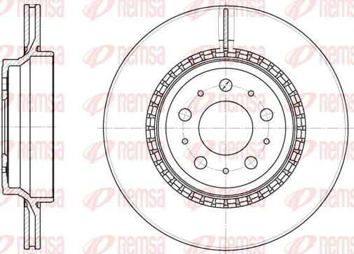 Kawe 6777 10 - Тормозной диск autospares.lv