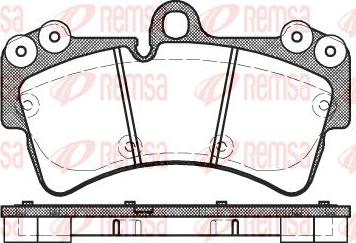 Kawe 0995 00 - Тормозные колодки, дисковые, комплект autospares.lv