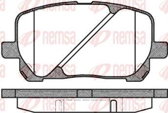 Kawe 0954 00 - Тормозные колодки, дисковые, комплект autospares.lv