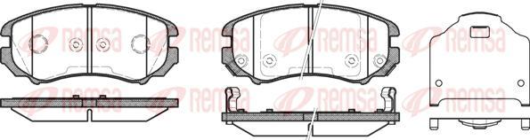 Kawe 0953 12 - Тормозные колодки, дисковые, комплект autospares.lv