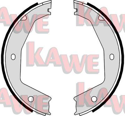 Kawe 09670 - Комплект тормозов, ручник, парковка autospares.lv