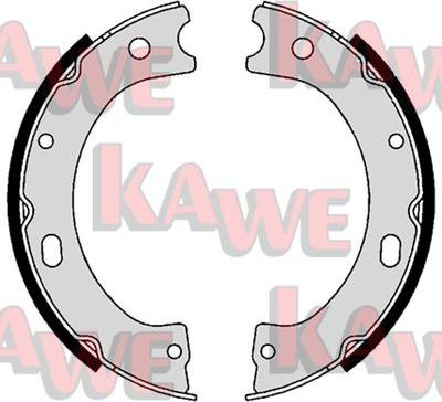 Kawe 09050 - Комплект тормозов, ручник, парковка autospares.lv