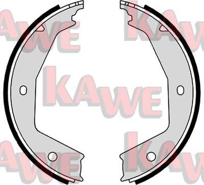 Kawe 09060 - Комплект тормозов, ручник, парковка autospares.lv