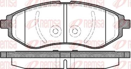 Kawe 0986 00 - Тормозные колодки, дисковые, комплект autospares.lv