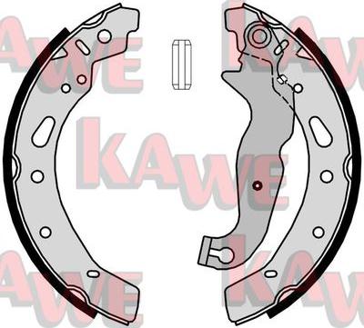 Kawe 093 00 - Комплект тормозных колодок, барабанные autospares.lv