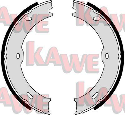 Kawe 09710 - Комплект тормозов, ручник, парковка autospares.lv