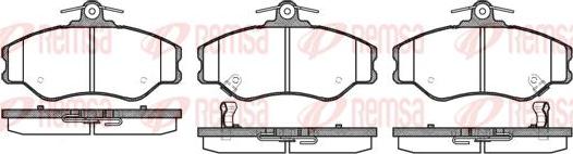 Kawe 0494 02 - Тормозные колодки, дисковые, комплект autospares.lv